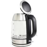 Bertelin Blue LED Illuminating Glass Kettle 360 Rotation Cordless Electric 1.7L