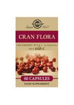 Solgar® Cran Flora + Ester-C® karpalo, maitohappobakteeri ja C-vitamiini, 50 kaps