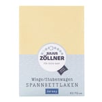ZÖLLNER Dra-på-lakan Jersey för vagga vanilj