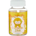 Monkids C Vitamin + Zink Barn Fruksmak Mjuka Och Tuggbara Vitaminer 60 St