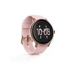 Hama Montre Connectée Femme Fit Watch 4910 (Montre Sport, Etanche IP68, Ecran Tactile 1,09", Montre Fitness 15 Sports Fréq. Cardiaque Oxymètre Podomètre Compatible Google Fit Apple Health Strava) Rose