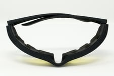 Shatterproof Yellow Tinted motorcycle wraparound biker glasses + pouch INC P&P