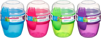 Sistema Snack Capsule to Go Lunch Pot Snacks Food Box Pack On The Go School Work