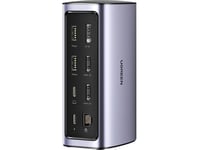 Ugreen USB-C Docking Station 12-in-1, Kabel, Silver, MicroSD (TransFlash), Lenovo Yoga Book, Dell XPS 13 9305, MacBook Pro /Air, HP Spectre x360 13,