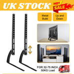 Universal Tv Stand Base Bracket Mount Desktop Table Top For 32-70inch Samsung Lg