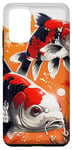 Galaxy S20+ three koi fishes lucky japanese carp asian goldfish cool art Case