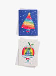 John Lewis Rainbow Time Capsule Rainbow Charity Christmas Cards, Box of 16