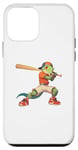 Coque pour iPhone 12 mini Gecko Baseball Player Lizards Hobby Sports