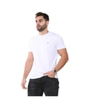 Gant Mens T-Shirts - White Cotton - Size Medium