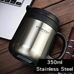 400ML 304 Stainless Steel Thermos Mugs Office Cup with Handle with Lid Insulated Tea Mug Thermos Cup Office Thermoses,3522-yuan,460ml