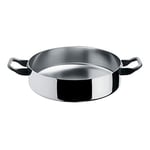Alessi La Cintura Di Orione 28 cm Low Casserole with Two Handles in 18/10 Stainless Steel