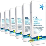 6x CCS Swedish Foot Cracked Heel Repair Balm For Rough Dry And Cracked Heels 75g