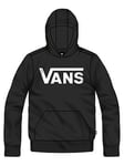 Vans Boys Classic Logo Hoodie - Black, Black, Size L=12-14 Years