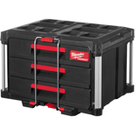 Milwaukee PACKOUT 3 Drawer Toolbox With Divider Compact Storage Organizer Box UK
