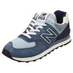 New Balance 574 Mens Navy Casual Trainers - 9.5 UK