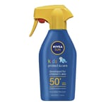 NIVEA Kids Protect & Care SUN LOTION Spray SPF 50+ 300ml Extra Water Resistant