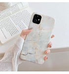 Coque de protection en marbre pour iPhone 11 - Blanc/gris/beige