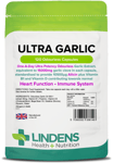 Ultra Garlic 15000mg with Vitamin B1 and D3 Heart (120 Odorless Capsules)LINDENS