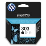 Original HP 303, Black Ink Cartridge, HP Tango 100, HP Tango 110X, T6N02AE, New