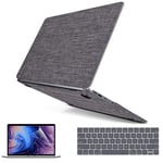 MacBook Pro 13 Inch Case 2020-2016 Release A2251 A2289 A2159 A1989 A1708 A1706 A2338 M1 MacBook Pro 2020 Case Fabric Protective Hard Shell Cover with Keyboard Cover for MacBook Pro 13.3 inch