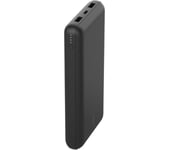 Belkin 20000 mAh Portable Power Bank with 15 W USB-C Boost Charge - Black, Black
