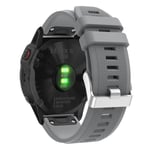 Garmin Fenix 6 stylish silicone watch band - Grey