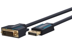 ClickTronic Adapterkabel för aktiv DisplayPort™ till DVI-D Premiumkabel | 1x DisplayPort™-kontakt >> 1x DVI-D-kontakt | 3,0 m | WUXGA @ 60 Hz