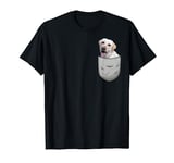 Labbi Labrador Retriever Chest Bag Pocket Dog Owners T-Shirt
