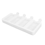 (L)Silicone Ice Cream Mold 4 Cavities DIY Ice Bar Maker Mould For Kitchen UK