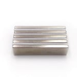 INF 5-pack neodymmagneter, starkt magnetiskt drag, silver, 4*2*0,3 cm