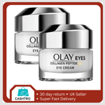2 X Olay Eyes Collagen Peptide 24 Eye Cream 15ml (Brand New)