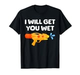 Funny Water Gun Inappropriate Adult Humor Summer T-Shirt