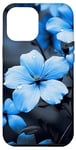 Coque pour iPhone 13 Pro Max Fleur bleue en plein air