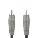 Bandridge Blue - Câble audio - RCA (M) pour RCA (M) - 1 m - blindé