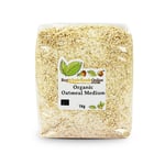 Organic Oatmeal Medium 1kg | Buy Whole Foods Online | Free Uk Mainland P&p