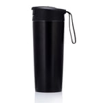 MAGIC SUCTION MUG Classic No Knock Spill Travel Coffee Cup for All Mighty Hikes (Black)