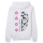 Squid Game Front Man Hoodie - White - L - White