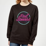 Rod Stewart Neon Women's Sweatshirt - Black - XL