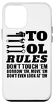 Coque pour iPhone 12 mini Tools Don't Touch Them Move Them – Funny Mechanic