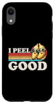 Coque pour iPhone XR Jeu de mots à la banane « I Peel Good » Funny Banana