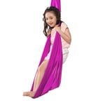 YANFEI Indoor Kids Therapy Swing Toy Set Nylon Snuggle Sensory Swing Snuggle Cuddle Hammock Seat For Children With Autism, ADHD, Aspergers (Color : PURPLE, Size : 150X280CM/59X110IN)