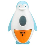 EDNA HOME Cute Penguin Soap Dispenser, Refillable Container with Pump For Kids, Children, Baby; Suitable for Bathroom, Toilet, Kitchen; Bottle for Soap, Soap, Body Wash, Shampoo, Lotion; Blue