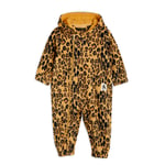 Mini Rodini Basic Leopard Fleece Jumpsuit Beige