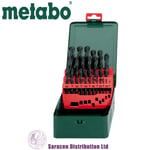 METABO HSS-R 25 PIECE DRILL BIT SET IN METAL CASE - 627152000