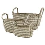 Chic Antique Denmark Korg med Handtag 3-Set Sjögräs