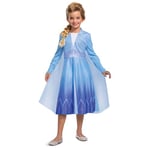 Disney Official Standard Frozen Elsa Dress Up for Girls, Frozen Dress Costume Kids, Princess Costumes for Girls Fancy Dress Outfit, Costumes for Girls XS