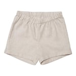HUTTEliHUT SET shorts linen mini stripes – camel - 92