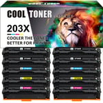 10x Toner Compatible for HP 203A 203X MFP M280nw M281fdw M281cdw M254nw M254dw