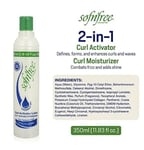Sofn'free 2 in 1 Moisturiser & Curl Activator For All Hair Types 350ml Bottle