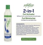 Sofn'free 2 in 1 Moisturiser & Curl Activator For All Hair Types 350ml Bottle 